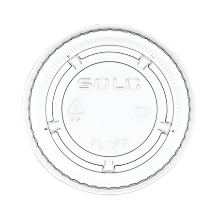 Dart Portion/Souffle Cup Lids, Fits 1.5 oz to 2.5 oz Portion Containers, Clear, PK2500, 2500PK PL2PP